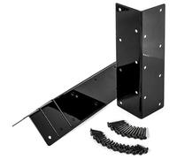 Nudiuhis Raised Garden Bed Corner Brackets with Wood Screws for 20Inch-24Inch Bed for Vegetable Planter Garden Easy Install (4pcs)