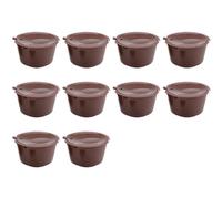 Nudiuhis Refillable Coffee Filter Cup Compatible Taste Adapter Reusable Machine Pod Compatible Kit Easy Install Easy to Use