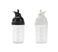 Nudiuhis Salad Dressing Container, Salad Dressing Bottles Salad Dressing Shaker Prevent Leakage Salad Dressing Jar with Lid B