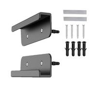 Nudiuhis Tablet Wall Mount Fixed By Adhesive or Screw Adhesive Tablet Stand for //E-Reader Black
