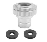 Nudiuhis Thread Converts Adapter Match Cube Tank Female DUO/ART/to Male Tr21-4 Easy to Use Silver
