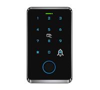 Nudiuhis Tuya WiFi Fingerprint Access Control Keypad Outdoor Remote Door Opener Master Card App Temporary Password Interlock