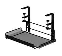 Nudiuhis Under Desk Cable Management Tray, Workstation Storage, Metal Cable Tray Basket,Standing Desk for Office and Home Style 2