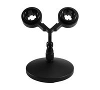 Nudiuhis Universal Dual Microphone Kit with Twin Support Stand and Shock Mount for Recording Studios