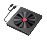Nudiuhis USB Movie Disk DVD Player Readable Memory Card Multifunction Drive Burner ABS 1Set