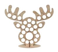 Nudiuhis Wooden Christmas Countdown Calendar Christmas Tree Countdown Calendar Chocolate Stand B
