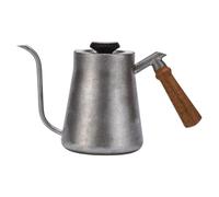 Nudiuhis Wooden Handle Hand Brewing Kettle Home Narrow Mouth Kettle Drip Coffee Hand Brewing Kettle A