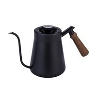 Nudiuhis Wooden Handle Hand Brewing Kettle Home Narrow Mouth Kettle Drip Coffee Hand Brewing Kettle B