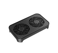 Nudiuhis Z-X4 Router Cooling Base, Dual 140mm Fan Rack, USB Interface for Effective Host Cooling
