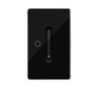 Nudiuhis Zigbee Enabled Smart Fan Light Switch - 1 Gang US Version with Touch and Slider Control for Tuya APP