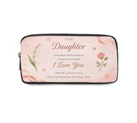 Nudoraw Daughter Gifts Pencil Case, Gifts for Daughter Birthday from Mum Dad, First Day at School, Starting School Gift, Suitable for Secondary College Teens, Christmas Valentines