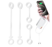 Nudorpn Cable Adapter Keeper | 4 Piece Charger Organizer | Silicone Anti-lost Cover for Converters for Travel Car Backpack Pocket