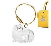 Nudorpn Cat Hair Keepsake Pendant for Cat Hair Storage, Bottle Shaped Memorial Jewellery for Backpack, Bag, Dog Keepsake and Collector, Siehe Beschreibung, PP, See description