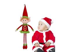Nudorpn Christmas Plush Dolls Ornaments, Cute Christmas Elf Figures with Long Legs Made of Plush for Christmas, Decoration for Christmas Atmosphere on Fireplace, Windowsill, Living Room, Dining Table