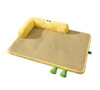 Nudorpn Dog Cooling Mat, Rattan Pet Bed Mat, Non-Slip Accessory for Dodo Indoor/Outdoor Home Sofa Kennel
