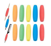 Nudorpn Foam Handle | 10 Piece Grip Utensils - Ergonomic Elderly People for Tasks Crochet Kitchen Cooking Eating Cutlery Crafts Pencil Toothbrush