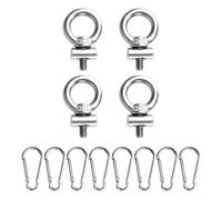 Nudorpn Kayak Rails Eye Eyelet - Stainless Steel Rail Mounting Screw | Kayak Screws Parts for Secure Attachment for Vehicles Camping Tents Motorhomes Fishing Canoe Outdoor Adventure
