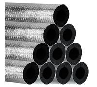 Nudorpn Outdoor Pipe Insulation Foam - 10 Pieces Frost Protection Cover - Insulation Foam Pipe for Outdoor Pipes, for Air Conditioning Sprinkler System Garden Lawn