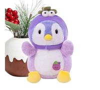 Nudorpn Plush Penguin - Fruit Penguin Plush Figure - Cartoon Animal Doll, for Children Adults Collectors Playtime Bedroom Living Room Study Car Sofa Bed Children's Room Travel