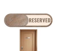 Nudorpn Privacy Sign, Vacant Bathroom Sign | Vacant Sliding Bathroom Door Indicator Sign,Private Space Busy Working Meeting Knock Indicator Wooden Block For Hotel,