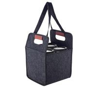 Nudorpn Reusable Drink Holder, Foldable Drink Carrier with Handle, Transport for Coffee on the Go Outdoor Picnic Party Shopping Food Delivery
