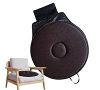 Nudorpn Rotating Seat Cushion - 360° Rotating Car Seat Cushion, Non-Slip Swivel Seat Cushion for Car, Seniors and Disabled People, 40 x 40 cm, Lightweight and Portable, Ideal for Car, Office and Home