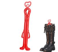 Nudorpn Shoe Shaper, Boot Shaper for High Boots, Stand Inserts for Storage, Boot Stretcher Support Stand, Colourful Long Mid Height Boot Inner Support Frame for Women and Men Boots, red, Siehe