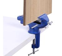 Nudorpn Table Vice, Vice for Woodwork on the Workbench - 360° Swivel Base Fixed Tool for DIY Metalworking Vice Milling Welding Workplace