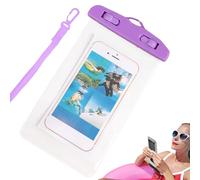 Nudorpn Waterproof Phone Bag - Water Pouch for Mobile | Lightweight Transparent Touch Phone Pouch Neck Holder for Rafting Camping Snorkeling Water Park Fishing