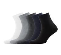 NUDUS Men’s Bamboo Ankle | Quarter | Dress Socks, 5-Pair Gift Box, Premium Quality-B-multi-color-Shoe Size: 10-13