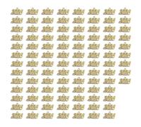 [NUEAYMS] 100pcs 2026 Year Number Charms Metal Pendant Creative Jewelry Crafts Graduation Craft Projects Decorative Alloy Charms, gold, M