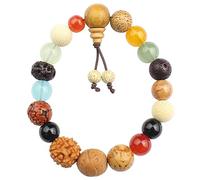 NUEAYMS 18 Prayer Beads Rosary Bracelets Natural Stone Beaded Bangle for Men Women Balance Jewelry Gift Rosary for Men Catholic