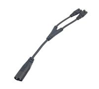 NUEAYMS 28cm IEC320 to C8 Power Cord Flexible Extra Length for Home Stage Use Heavy Duty Construction Laptop Power Cord