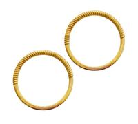 NUEAYMS 2pcs Simulated Rattan Round Handle Replacement Decorative For Craft Bags And Home Decors Projects Home Decors Crafting