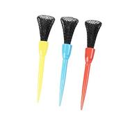 NUEAYMS 3Pcs Premium Golf Tees Flexible Height Wind Resistant Base Soft Net Head Set for Swing Comfort for Driving Ranges