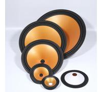 NUEAYMS 4/5 / 6.5/8 / 10/12 / 15inch Golden Paper Cone Woofer Replacement for Crisp Mids Bass Response Acccessories Professional Sound Equipment