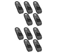 NUEAYMS 5 / 10Pcs Adjustable Grip Tarp Clamps Heavy Duty Clips, Tent Cover Fasteners Holder for Camping & Pool Awnings Thumb Screw Tent Clip