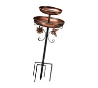 NUEAYMS 5-Pronged Birdtath Feeder for Garden Heavy Duty Design Double Purpose Easy Installation Without Tool Need Present Heavy Duty Bird Bath