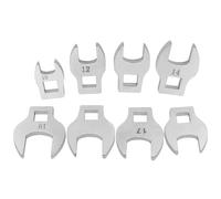 NUEAYMS 8Pcs 3/8inch Drives Crowfoot Wrench Set 10-19mm Wood Router Accessories Crowfoot Set for Mechanics Professional Tool