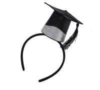 [NUEAYMS] Adjustable Slip Resistant Graduation Cap Headband with Small Stereo Spike Doctor Headdress for Starting Event Party Hair Accessories