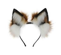 NUEAYMS Adult Teens Cosplay Foxes Ear Shape Headband Electric Moving Ear Hair Hoop Makeup Rechargeable Cosplay Headpieces