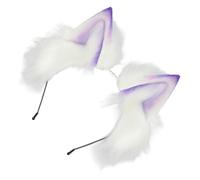 [NUEAYMS] Anime themed plush cat ears headband with modern gradation color can be adjusted for the costume