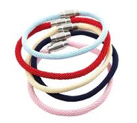 NUEAYMS Artistic Hand Woven Wrist Band Multicolor Braided Accesssory Stylish Wristband Ornament for Good Luck Artistic Hand Woven Wrist Band