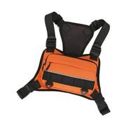 NUEAYMS Chest Bag for Adult Commuters, Compact Crossbody Pack with Adjustable Straps and Quick Access Zipper Pocket Front Carry Pack Chest Rig Bag Small Crossbody Pouch Utility Travel Outdoor Mesh