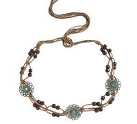 NUEAYMS Fashionable Retro Waist Belt Versatile Woven Fringe Design Link Fringe Chain for Woman Link