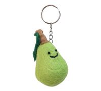 [NUEAYMS] Felt Bag Pendant Everyday Key Ring for Women 3D Fruit Shape Ring Jewelry Decoration for Cell Phone Purse Felt Fruit Keychain, フリーサイズ