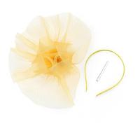 [NUEAYMS] Lightweight Bride Hair Accessories Charmer Hat Flower Mesh Comfortable Outdoor Wedding Essential Beach Wedding Hair Decoration for Photography