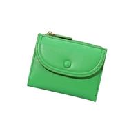 [NUEAYMS] Modern Women Thin Wallet PU Leather Multi Pocket Lightweight Zipper Closure Practical Essential On The Go Abrasion Resistant Female Card Organizer, green