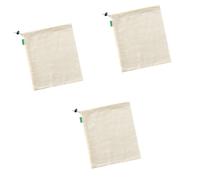 [NUEAYMS] Multipurpose Cotton Drawstring Mesh Bag Grocery Shopping Travel Laundry Organizer Fruit Vegetable Washable Cotton Mesh Laundry Bag, multicolor, あ