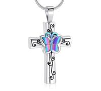 NUEAYMS Pet City Necklace for Ashes, フリーサイズ